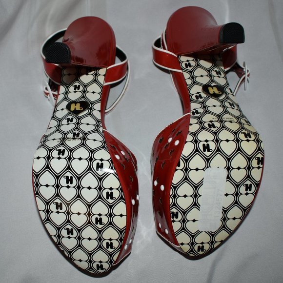 Harajuku Lovers Red Heart High Heels Size 10 - Picture 7 of 7